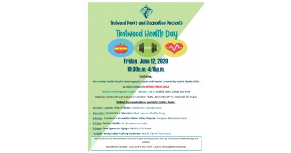 City of Trotwood Parks and Recreation: Trotwood Health Day