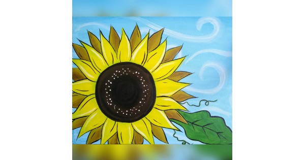 Paint Night - Deco Sunflower