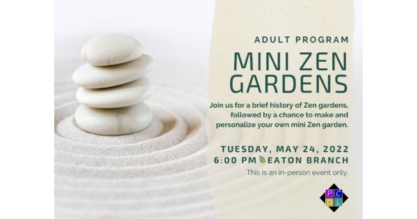 Adult Program: Mini Zen Gardens