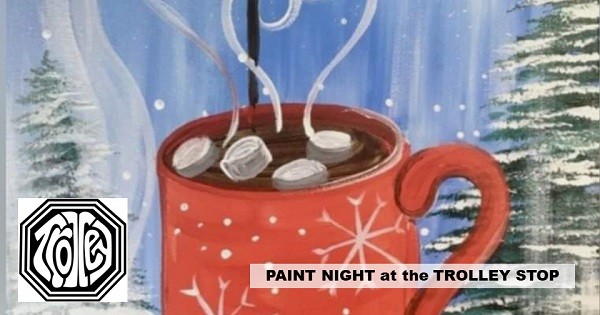 Paint Night at The Trolley Stop