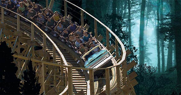 Kings Island's Mystic Timbers... so what's in the shed?