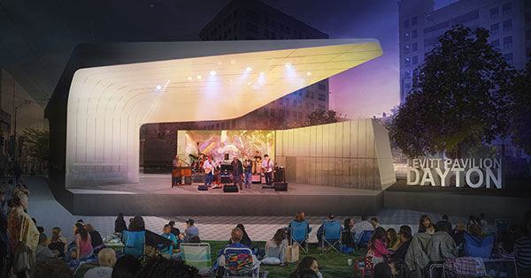 Renderings for the Dayton Levitt Pavilion revealed