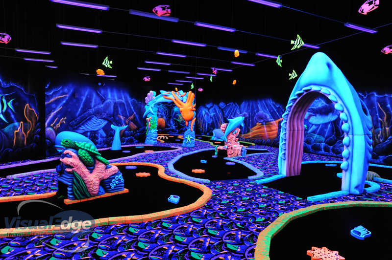 Scene 75 - Blacklight Mini-Golf