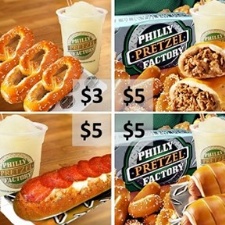 Philly Pretzel Factory Weekday Lunch Specials