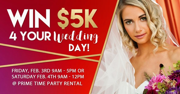 $5K For Your Wedding Day!