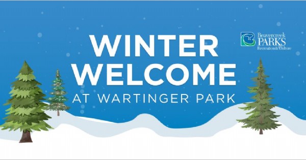 A Winter Welcome at Wartinger Park