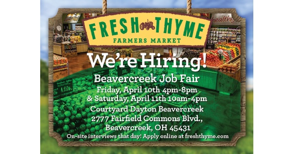 Beavercreek Fresh Thyme Job Fair