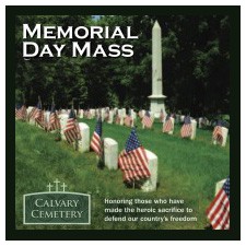 Memorial Day Mass at Calvary Cemetery