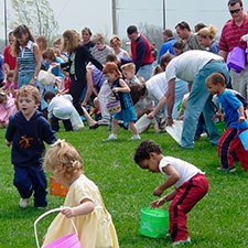 Easter Egg Hunt at Young's