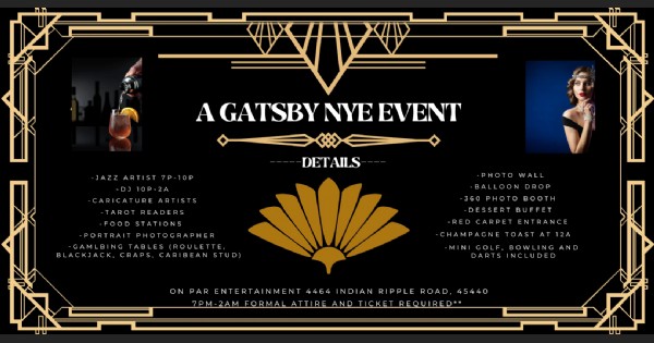 Great Gatsby Party at On Par Entertainment