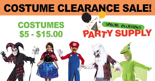 Halloween Costume Clearance Sale