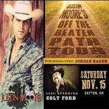 Justin Moore at The Nutter Center