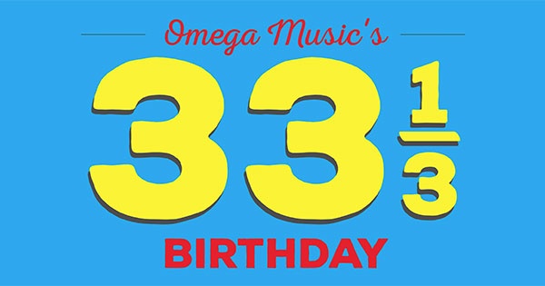 Omega Music Celebrates 33 1/3 Years in Dayton