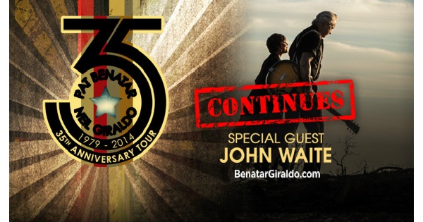 Pat Benatar & Neil Giraldo with John Waite at The Rose