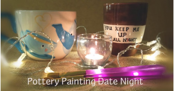Pottery Painting Date Night for Adults