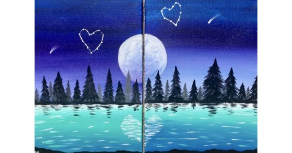 Couples Paint Night - Written in the Stars