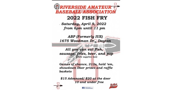 Riverside Amateur Baseball and Softball Fish Fry