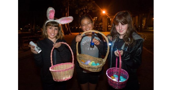 Outdoor Flashlight Egg Hunt