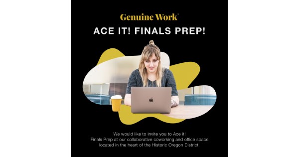 Genuine Work Launches Ace it! Finals Prep to Help Students Finish Strong This Semester