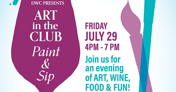 DWC Presents Art in the Club Paint & Sip