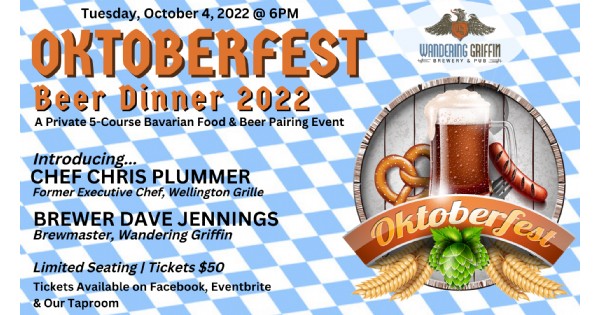 Oktoberfest Beer & Food Pairing Dinner