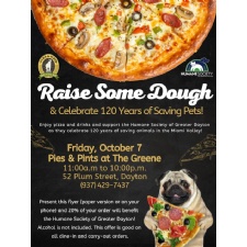 Humane Society of Greater Dayton Fundraiser at Pies & Pints