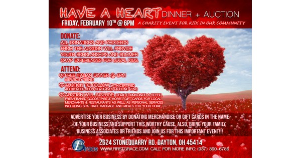 Have A Heart Auction and FREE Italian Dinner