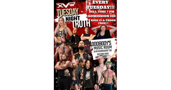 Live Pro Wrestling Weekly At The Newly Renovated Oddbody's