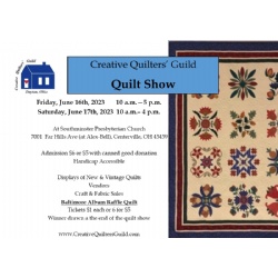 Creative Quilters' Guild Quilt Show 2023