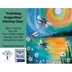 “Frolicking Dragonflies” Paint Night