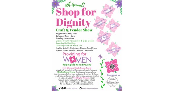 5th Annual Shop for Dignity Craft & Vendor Show