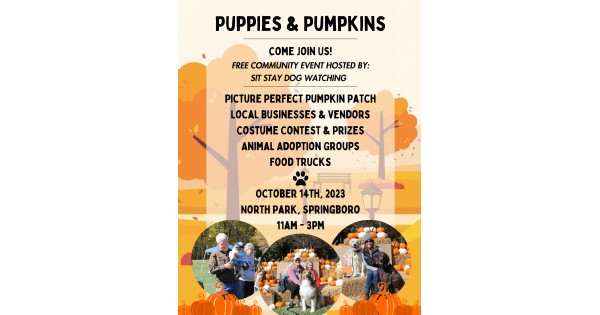 Puppies & Pumpkins 2023