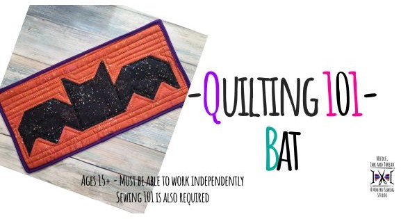 Quilting 101 - Bat Block