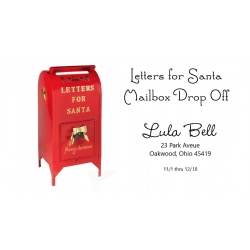 Letters for Santa Mailbox Drop Off at Lula Bell
