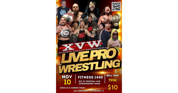 Live Pro Wrestling As Seen On TV! Fun For The,Whole Family