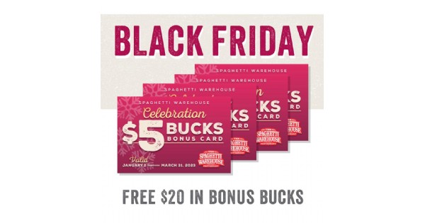 Black Friday Savings at the Warehouse are back!