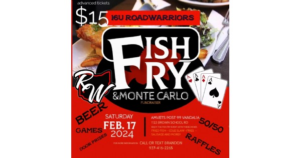 Annual Fish Fry and Monte Carlo Fundraiser