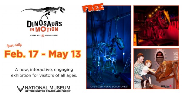 Dinosaurs in Motion - Special Exhibit at the Air Force Museum