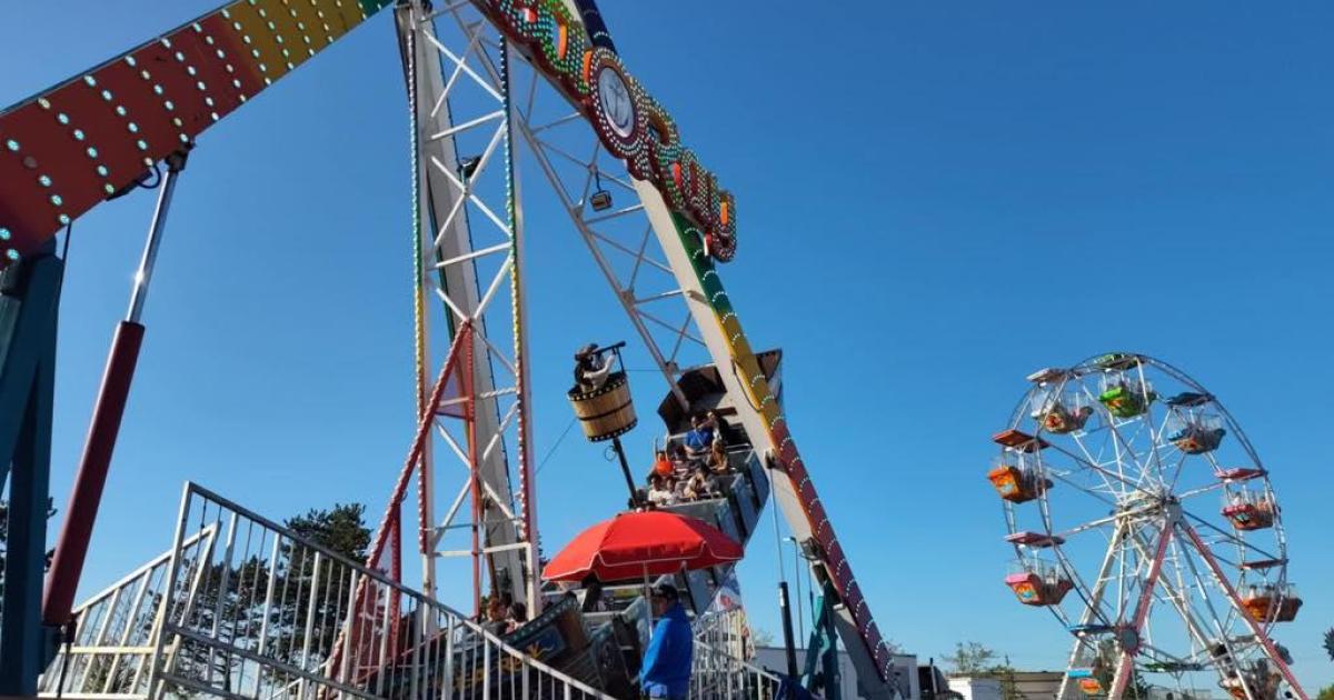 Carnival rides in Beavercreek