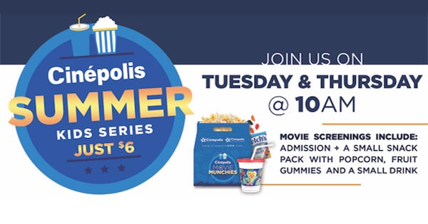 Cinépolis Summer Kids Movie Series