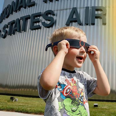 Solar Eclipse Day at the National Museum of the USAF