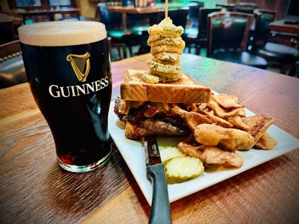 The Gaelic Stacker Burger - Dublin Pub