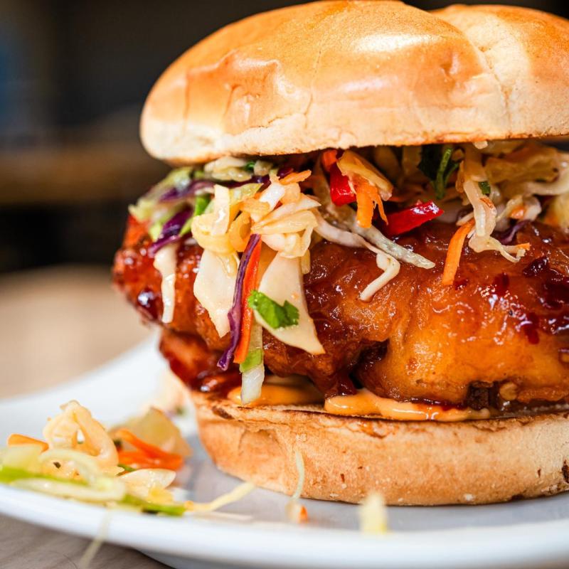 Thai Spicy chicken sandwich