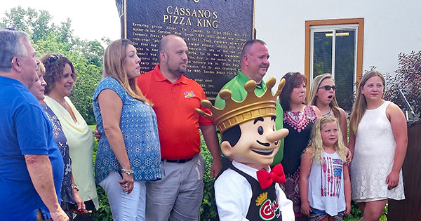 Cassano's Pizza King Receives Ohio Historical Marker