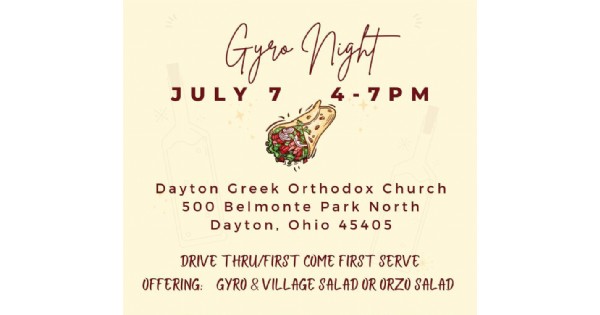Gyro Night Drive-Thru July 7