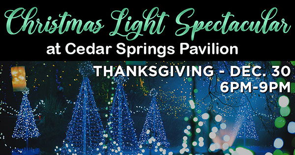Christmas Lights Spectacular at Cedar Springs Pavilion