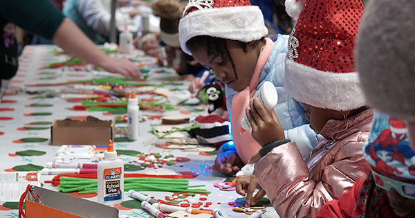 Holiday Village at the Dayton Holiday Festival
