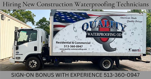 New Construction Waterproofing Technicians - Quality Waterproofing