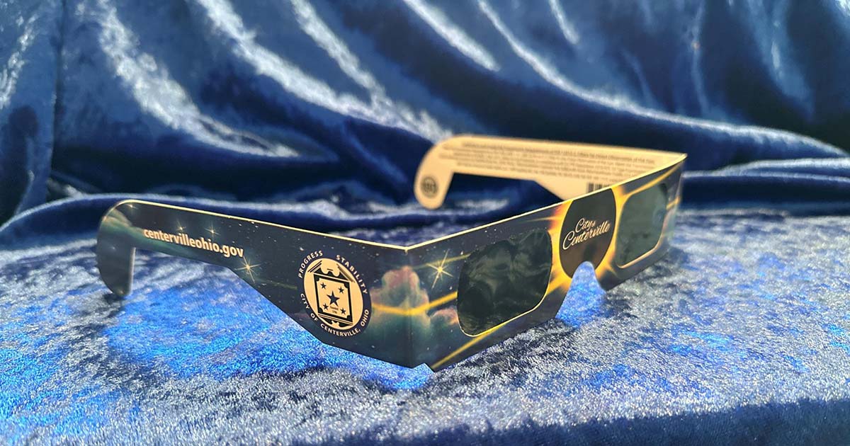 Centerville is giving away thousands of solar eclipse glasses