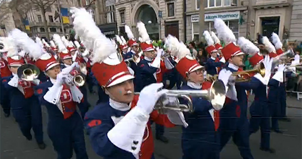 Watch: UD perform at St. Patrick’s Day Festival in Dublin, Ireland